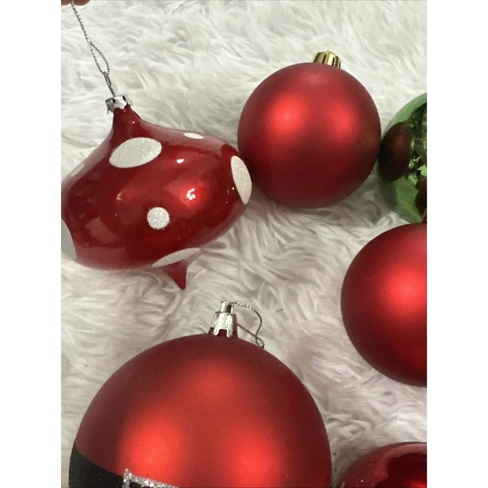 SANTA CLAUS CHRISTMAS ORNAMENT HANDPAINTED Ho‎ Ho Ho Holiday Set